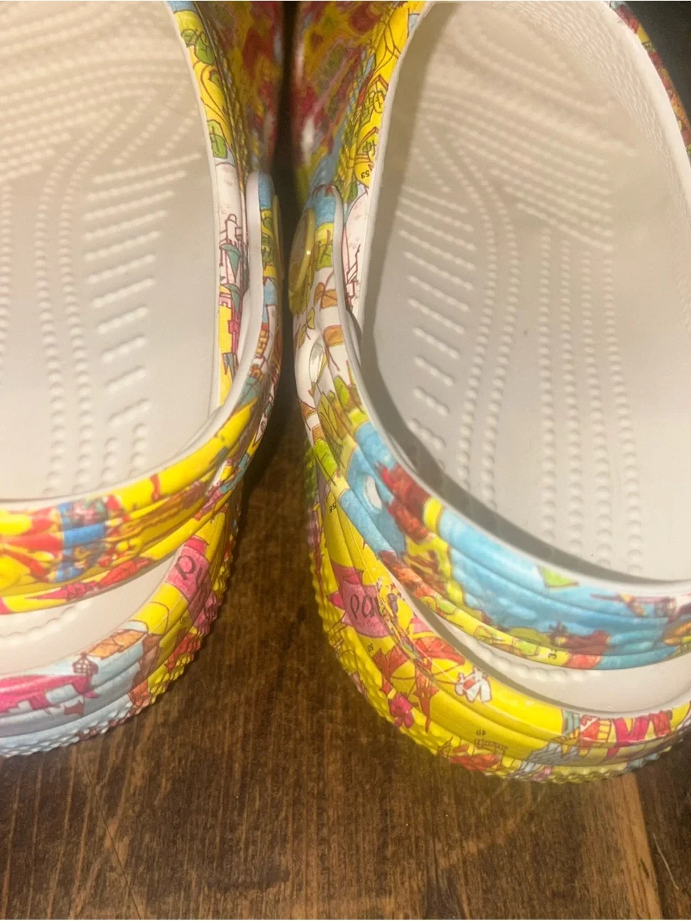 Walt Disney World Map Clogs for Adults by Crocs US Size 6